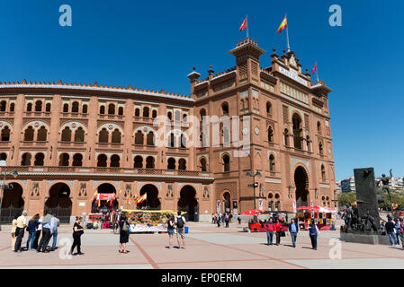 Die Plaza de Toros, Madrid, Spanien Stockfoto