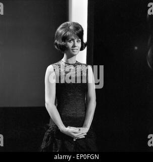 Die deutsche Schlagersängerin Margot Eskens, Ca. 1958. Deutsche Sängerin Margot Eskens, Ca. 1958. Stockfoto