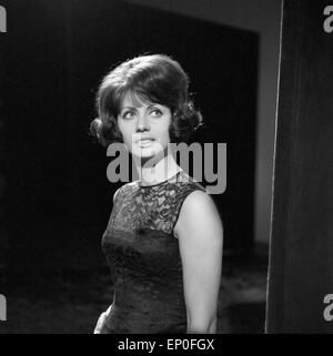 Die deutsche Schlagersängerin Margot Eskens, Ca. 1958. Deutsche Sängerin Margot Eskens, Ca. 1958. Stockfoto