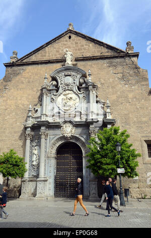 Iglesia de Santos Justo y Pastor Kirche Eingang Granada Andalusien Südspanien Stockfoto