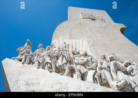 Padrão Dos Descobrimentos, Seefahrt-Gedenkstätte, Alter der Entdeckung, Belem am Fluss Tejo, Lissabon, Portugal Stockfoto