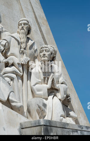 Padrão Dos Descobrimentos, Seefahrt-Gedenkstätte, Alter der Entdeckung, Belem am Fluss Tejo, Lissabon, Portugal Stockfoto