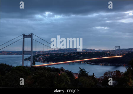 Fatih Sultan Mehmet-Brücke Stockfoto