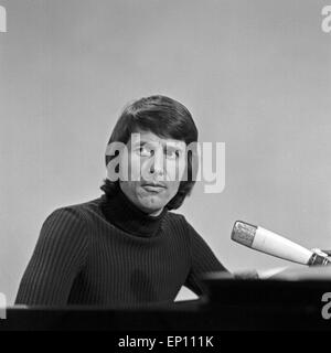 Deutscher Sänger Udo Jürgens, Hamburg 1970er Jahre. Deutsche Sänger Udo Jürgens, Hamburg 1970. Stockfoto