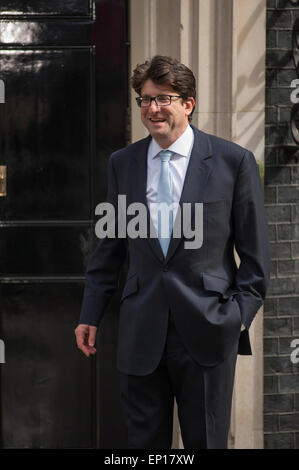 Lord Andrew Feldman, Vorsitzender der Konservativen Partei (2010–2016), kommt in der Downing Street an. Stockfoto