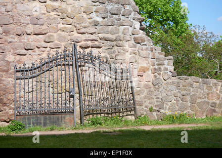 Pecka Schloss - Burg Interieur, Tschechische Republik Stockfoto