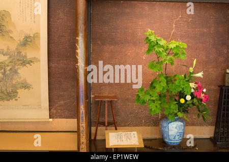 Samurai-Schwert schneidet von Ryoma Sakamoto Kagetsu Restaurant, Nagasaki, Japan Stockfoto