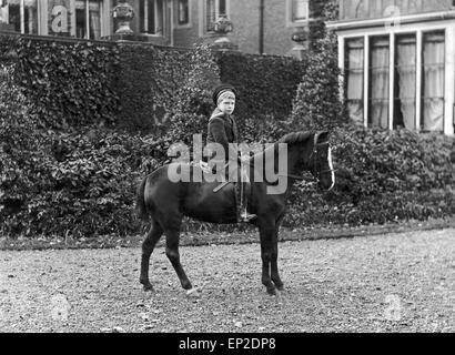 Ein Foto des Prinzen von Wales später Edward VIII auf dem Pferderücken, aufgenommen im Jahre 1902 Stockfoto
