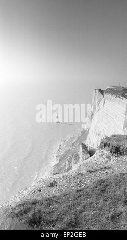 Beachy Head, East Sussex, 28. Februar 1986. Stockfoto