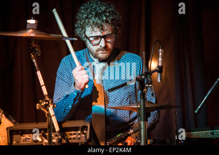 Mailand Italien. 12. Mai 2015. Die englische Band öffentlich-rechtlichen Rundfunk tritt an der Music club Salumeria Della Musica während "The Race für Space Tour 2015" Credit: Rodolfo weitertransferiert/Alamy Live News Stockfoto