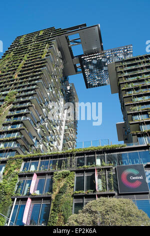 Ein Stadtpark Entwicklung von Wohn- und Einzelhandel in Chippendale, Sydney von Frasers Property Group Architekt Jean nouvel Stockfoto