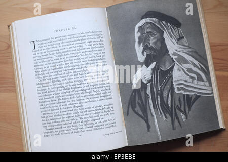 Auda Abu Tayi arabischer Stammesführer, wie im Buch Sieben Säulen der Weisheit von T E Lawrence gezeigt Stockfoto