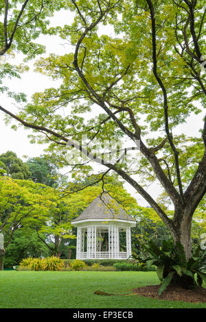 Die Ikonischen Musikpavillon am Singapore Botanic Garden Stockfoto
