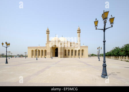 Außenansicht des Al Fateh Moschee im Königreich Bahrain Stockfoto