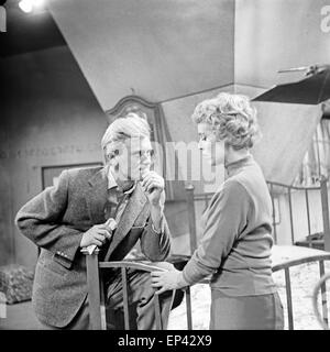 Blick Zurück Im Zorn, Fernsehspiel, Deutschland 1958, Regie: John Olden, Monia: Horst Frank, Hilde Mikulicz Stockfoto