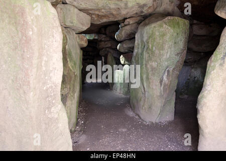 West Kennet Long Barrow, Avebury Wiltshire UK Stockfoto