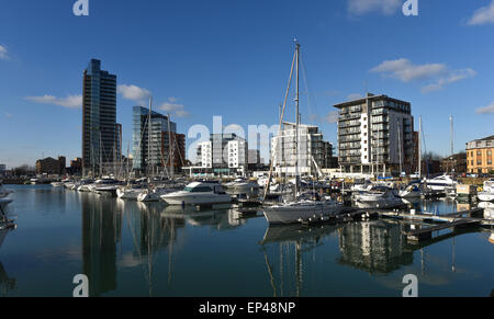 Southampton Ocean Village marina Stockfoto