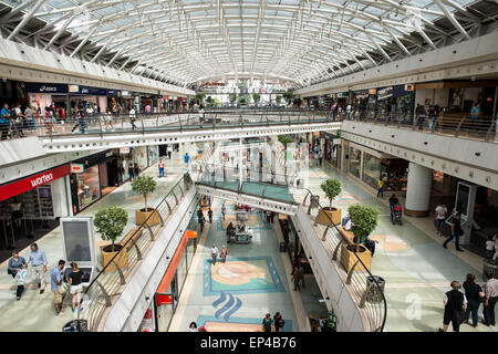Centro Vasco da Gama Shopping-Mall in den Parque Das Atlantico Lissabon Portugal. Stockfoto