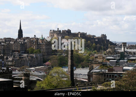 EDINGBURGH BLICK VOM CARLTON HILL EDINBURGH SCHOTTLAND Stockfoto