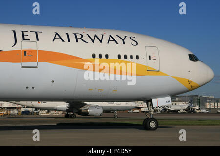 JET AIRWAYS INDIA 777 Stockfoto