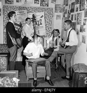 Sterben Sie Jazz-Gruppe Hamburg, Deutschland 1960er Jahre. Stockfoto