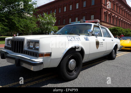 Jahrgang 1989 Plymouth Gran Fury M-Körper US Navy Polizei Auto - USA Stockfoto