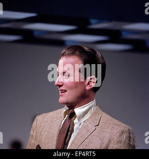 Der Amerikanische Sänger Pat Boone Zu Gast in der Musiksendung "Musik aus Studio B", 1960er Jahre Deutschland. US-amerikanische Sängerin P Stockfoto