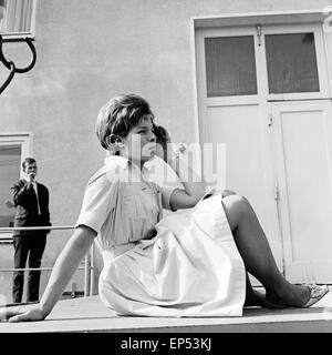 Deutsche plant Katrin Schaake, Deutschland 1960er Jahre. Die deutsche Schauspielerin Katrin Schaake, Deutschland der 1960er Jahre. Stockfoto