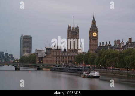 Big Ben [Themse] London London Bridge. Credit: LEE RAMSDEN/ALAMY Stockfoto