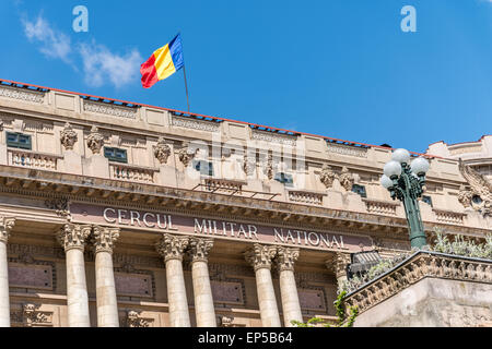 Die nationale militärische Kreis (Cercul Militar National) In Downtown Bukarest auf Victory Avenue wurde 1912 gebaut. Stockfoto