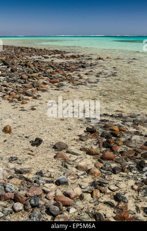 Ägypten, Sinai, Sharm el Sheikh, Nabq Nationalpark, Golf von Aqaba, Rotes Meer Küste Stockfoto