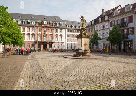 Kornmarkt, Heidelberg, Baden-Württemberg, Deutschland Stockfoto