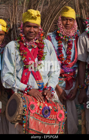 Community-Event; Förderung und Unterstützung der kulturelle Aktivitäten der Menschen in der Pufferzone Bardia Nationalpark Nepal Stockfoto