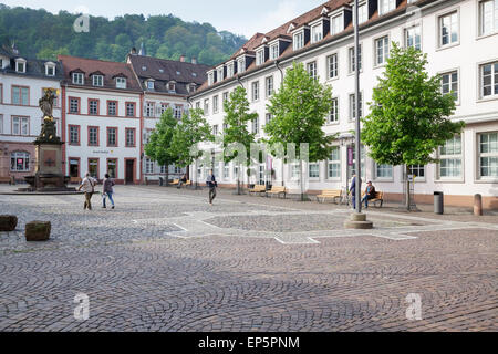 Kornmarkt, Heidelberg, Baden-Württemberg, Deutschland Stockfoto