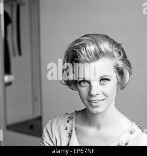 Deutsche Fictitious character Grit Boettcher, Deutschland 1960er Jahre. Die deutsche Schauspielerin Grit Boettcher, Germanny der 1960er Jahre. Stockfoto