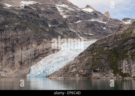 Gletscher im Prinz-Christian-Sund, Grönland Stockfoto