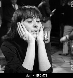 Jüdische Folk-Sängerin Belina in Hamburg, Deutschland 1960er Jahre. Jüdischen Volkssänger Belina in Hamburg, Deutschland 1960. Stockfoto