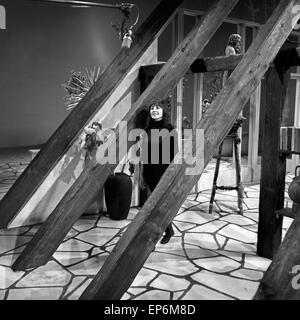 Jüdische Folk-Sängerin Belina in Hamburg, Deutschland 1960er Jahre. Jüdischen Volkssänger Belina in Hamburg, Deutschland 1960. Stockfoto