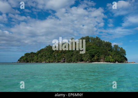 Seychellen, Indischer Ozean, Mahe, St. Anne Marine National Park, Moyenne Island. Stockfoto