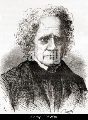 Sir John Frederick William Herschel, 1. Baronet, 1792 – 1871.  Englischer Universalgelehrter, Mathematiker, Astronom, Chemiker, Erfinder und experimentelle Fotograf. Stockfoto