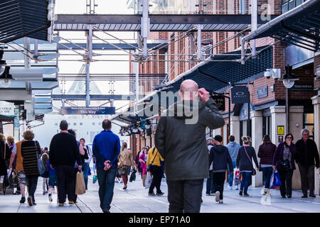 Gunwharf Quays Retail Center - Hafen von Portsmouth, England, U.K Stockfoto