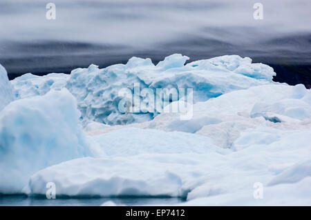 Die Blaue Eisberge Narsusuaq Fjord in Grönland Stockfoto