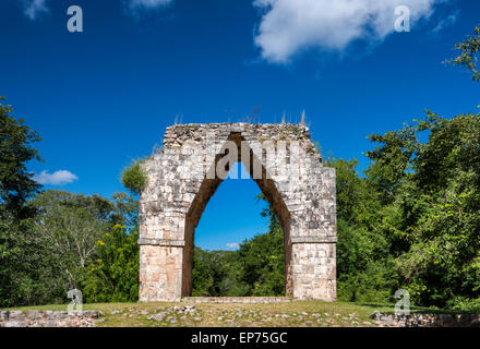 El Arco, Maya-Ruinen am Kabah archäologische Standort, Zustand Ruta Puuc, Yucatan, Mexiko Stockfoto