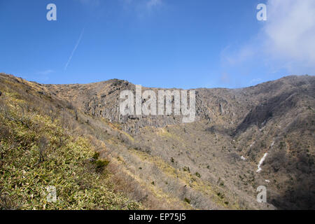 Querformat aus Yeongsil Trail Kurs Insel Jeju, Korea in Halla Mountain National Park. Stockfoto