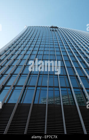 Fensterputzer in 20 Fenchurch Street Büro London Stockfoto