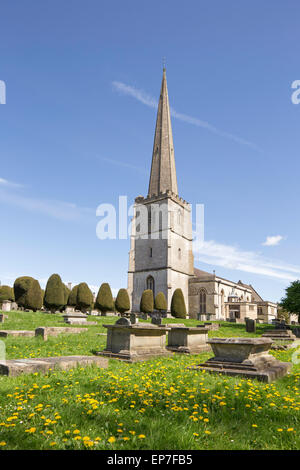 St. Marien Pfarrkirche Painswick, Gloucestershire, England, UK Stockfoto