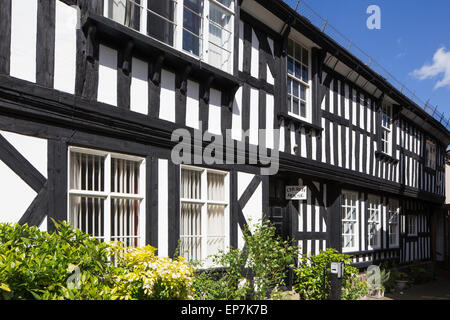 Fachwerk-Gebäude in Evesham, Worcestershire, England, UK Stockfoto