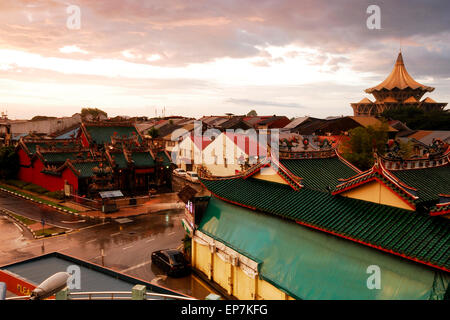 Ansicht von Kuching, Sarawak, Malaysia, Borneo Stockfoto