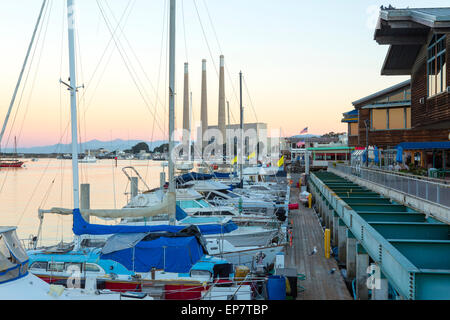 Morro Bay marina Stockfoto