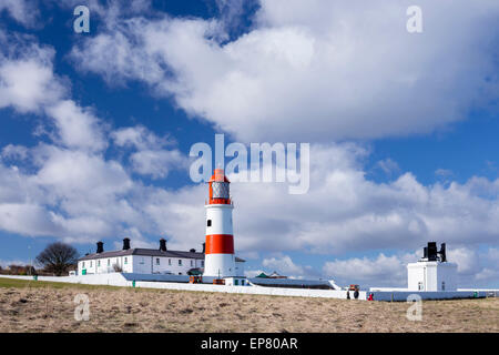 Souter Lighthouse, Marsden in South Tyneside, Tyne and Wear, England. Stockfoto